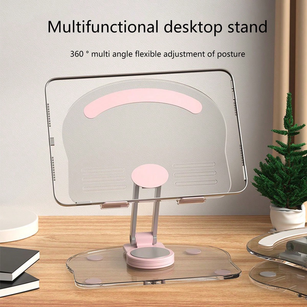 Samsung Tablet S9 Accessories - Acrylic Transparent Tablet Stand, Desktop Rotating