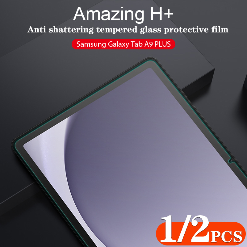 Samsung Tablet With Accessories - 1/2 Pack Scratch Proof Tempered Glass