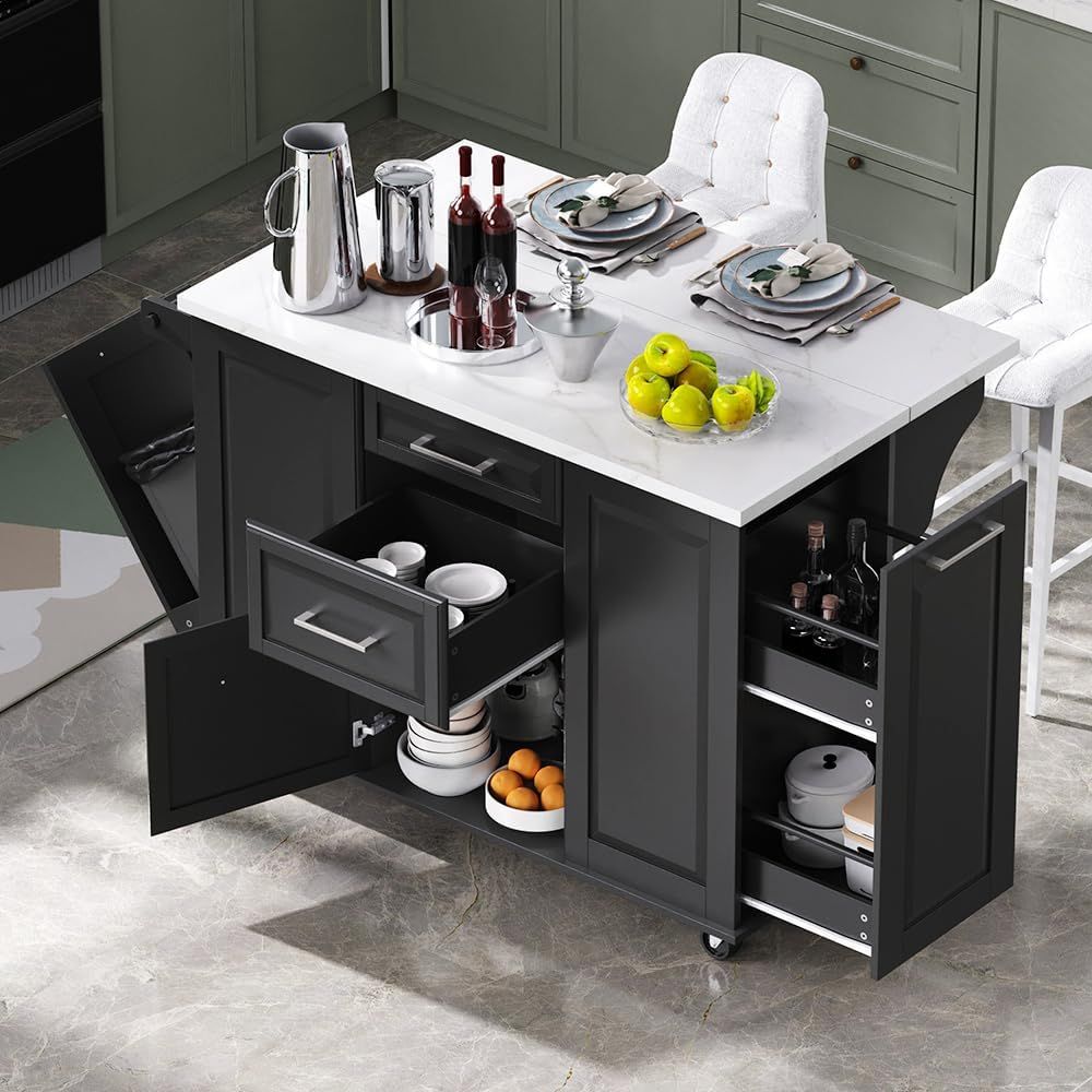 50.7 Mobile Kitchen Island wit - Mobile & Tablet Accessories review and price