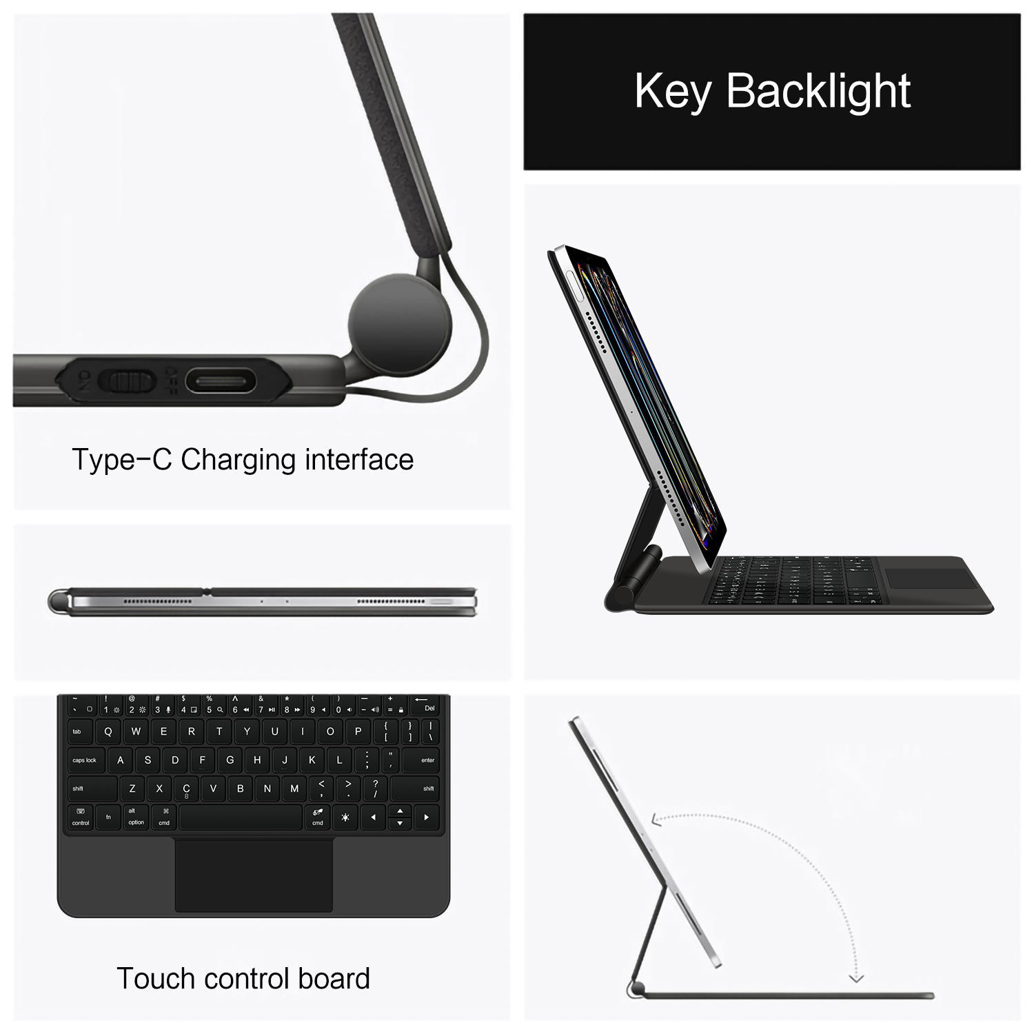 AJIUYU Magic Keyboard Folio Fo - Ipad Cover Folio review and price