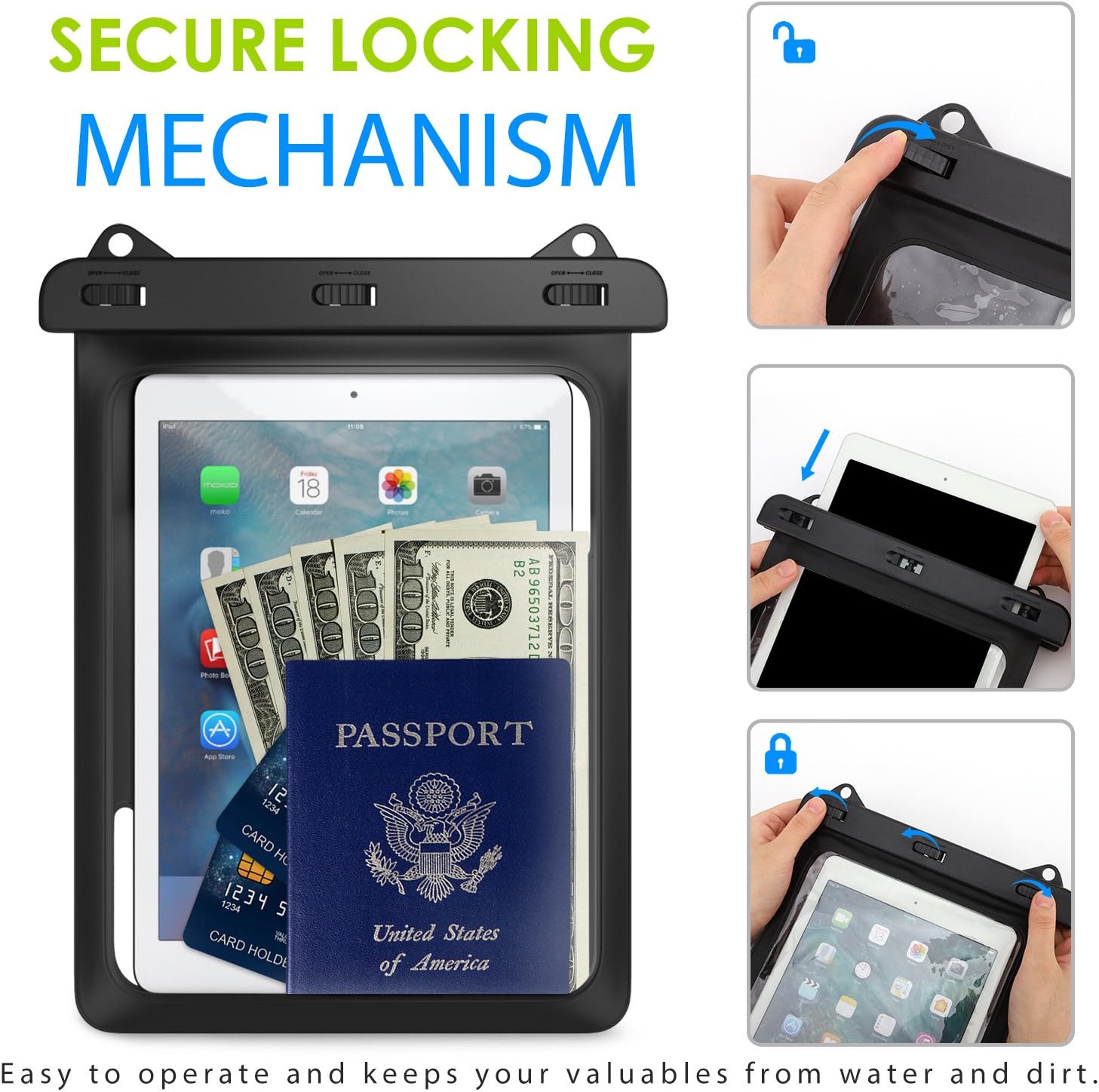MoKo Waterproof Tablet Case Ta - Samsung Tablet With Accessories review and price