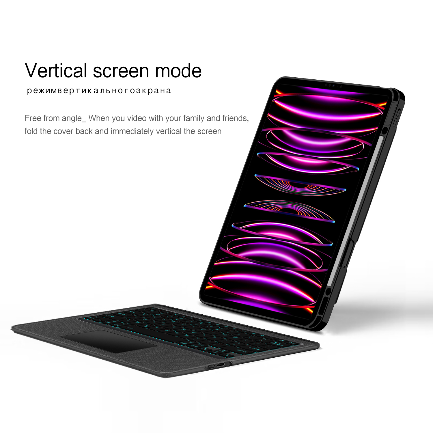 Magic Keyboard Case for iPad A - Ipad Cover Folio review and price