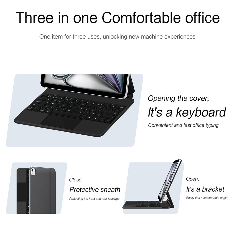 Magic Keyboard Case for iPad A - Ipad Cover Folio review and price