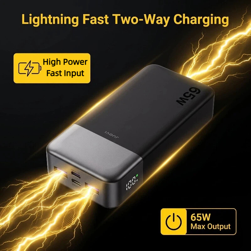 JUOVI 20000mAh Power Bank 65W  - Samsung Tablet With Accessories review and price